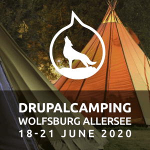 Flyermotiv DrupalCamping 2020